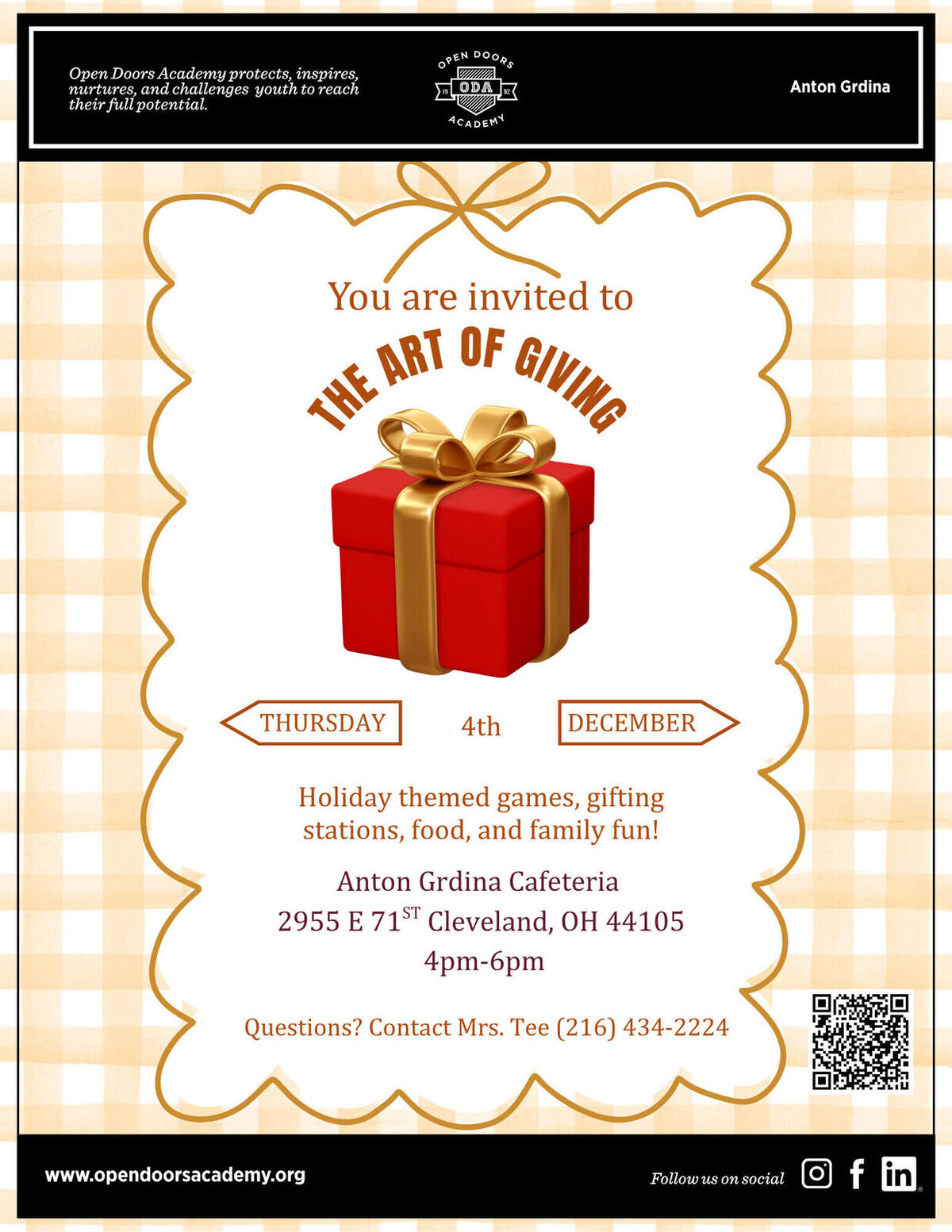 The Art of Giving at Anton