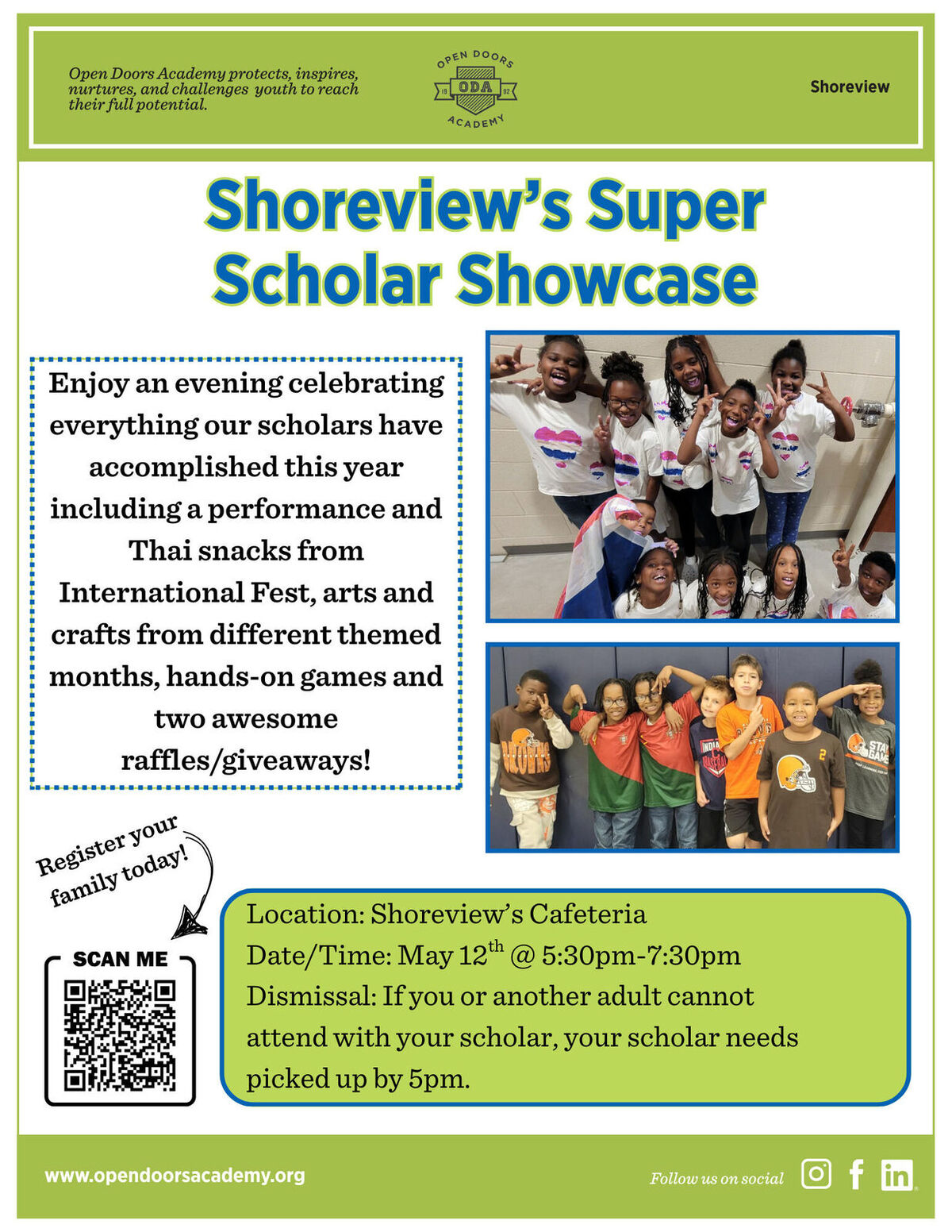 Shoreview's Super Scholar Showcase!